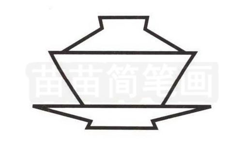 茶碗簡(jiǎn)筆畫繪制指南 從廚具到衛(wèi)具的線條藝術(shù)